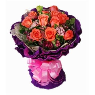 成都、上海、北京鲜花速递 11枝粉玫瑰作为女友生日礼物的品质与情感价值